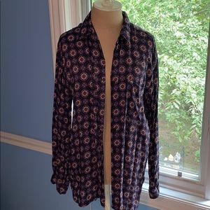 WHITE STAG Ladies button up printed shirt